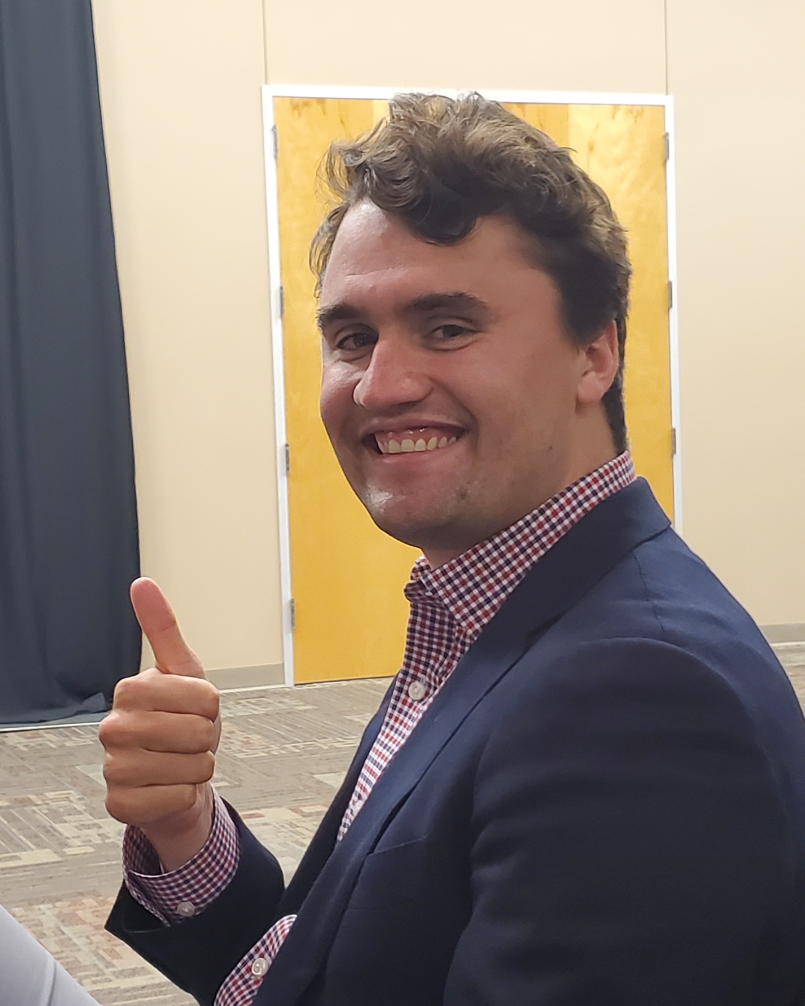 Charlie Kirk at the Convention Center